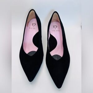Sole Bliss Suede Black Pumps